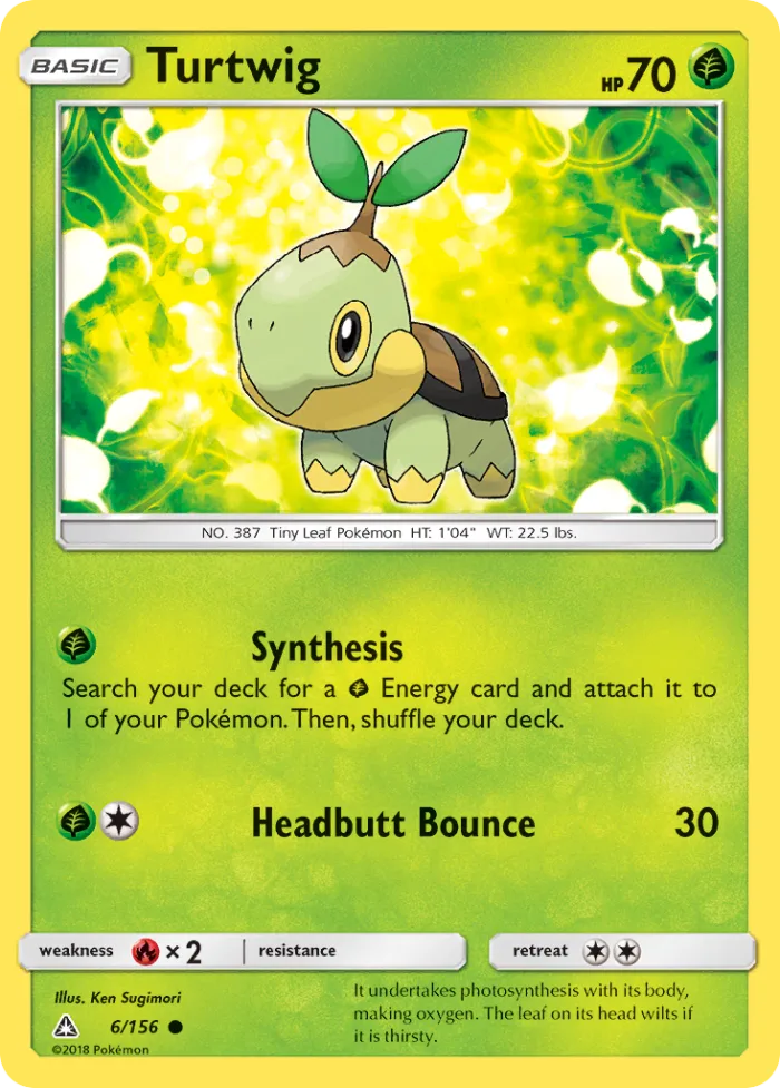 Turtwig #6 Ultra Prism Pokemon card