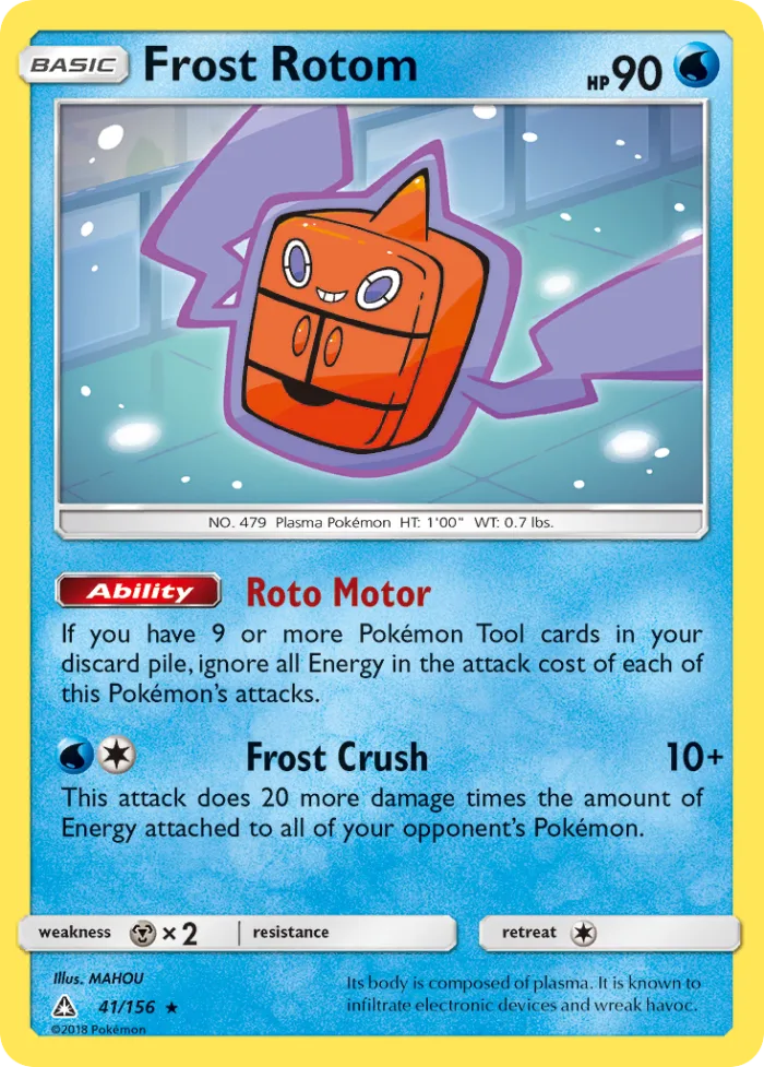 Frost Rotom #41 Ultra Prism Pokemon card