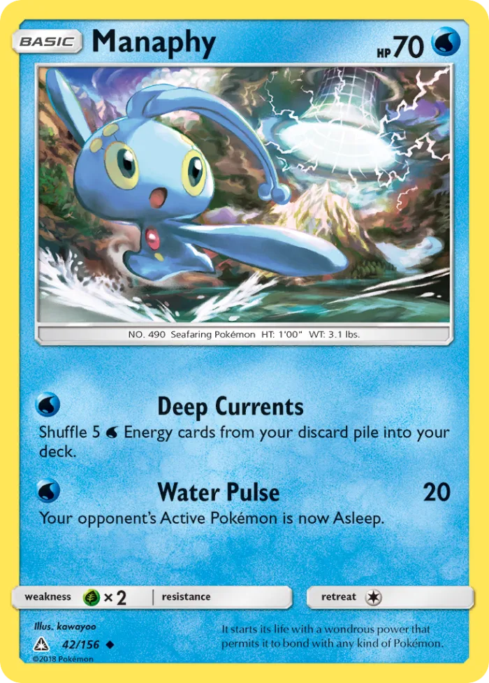 Manaphy #42 Ultra Prism Pokemon card
