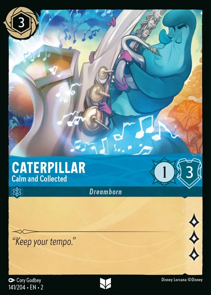 Caterpillar #141 Rise of the Floodborn Disney Lorcana card