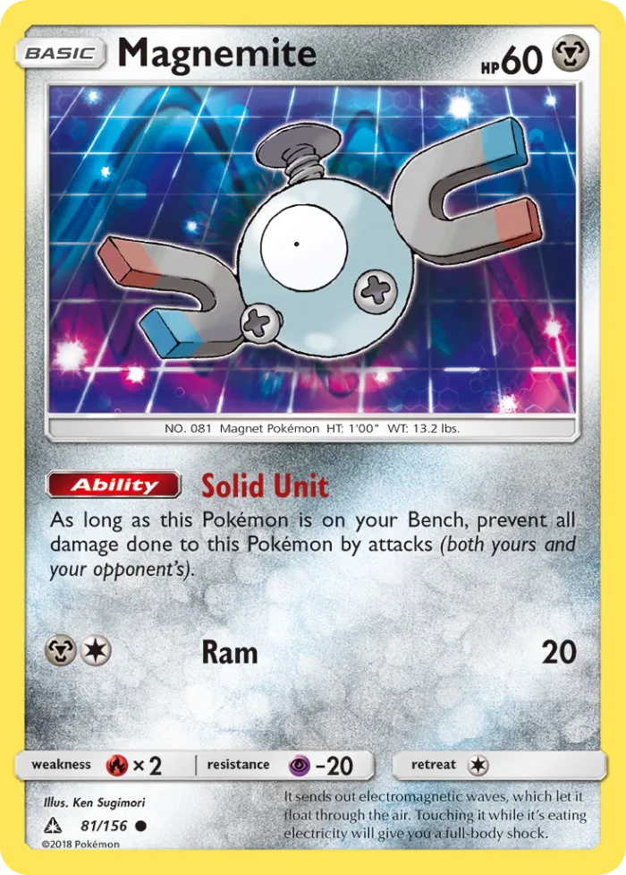 Magnemite #81 Ultra Prism Pokemon card