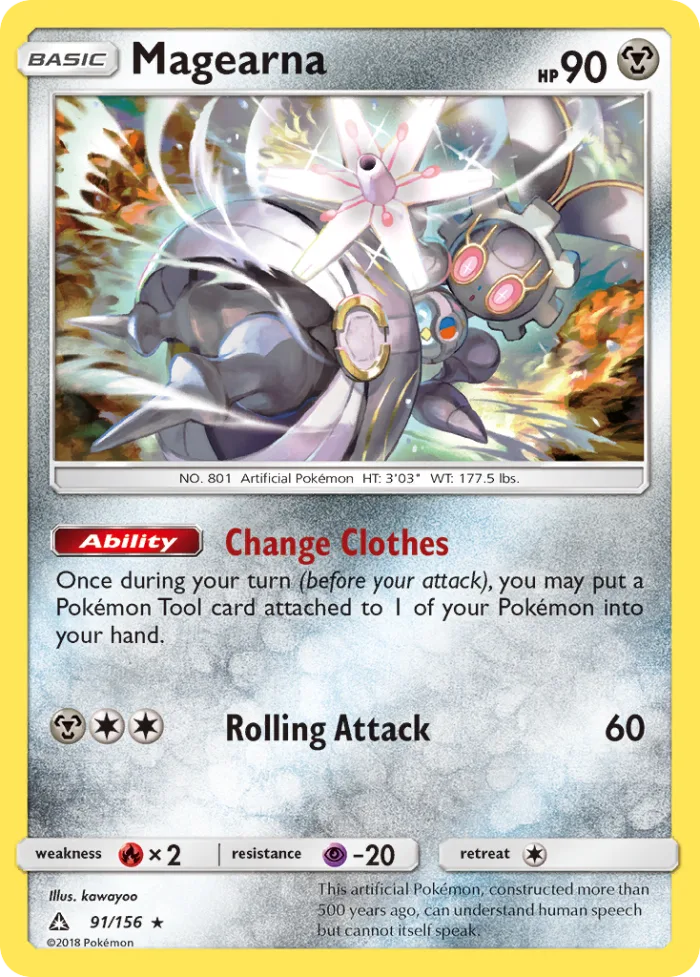Magearna #91 Ultra Prism Pokemon card