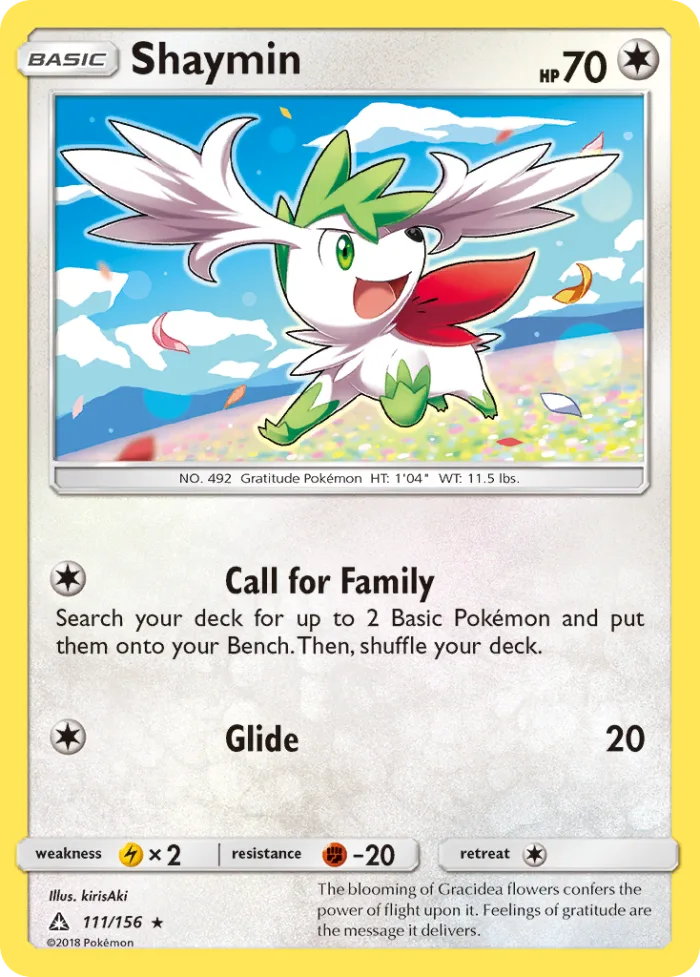 Shaymin #111 Ultra Prism Pokemon card