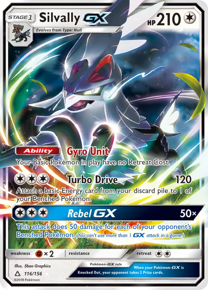 Silvally-GX #116 Ultra Prism Pokemon card
