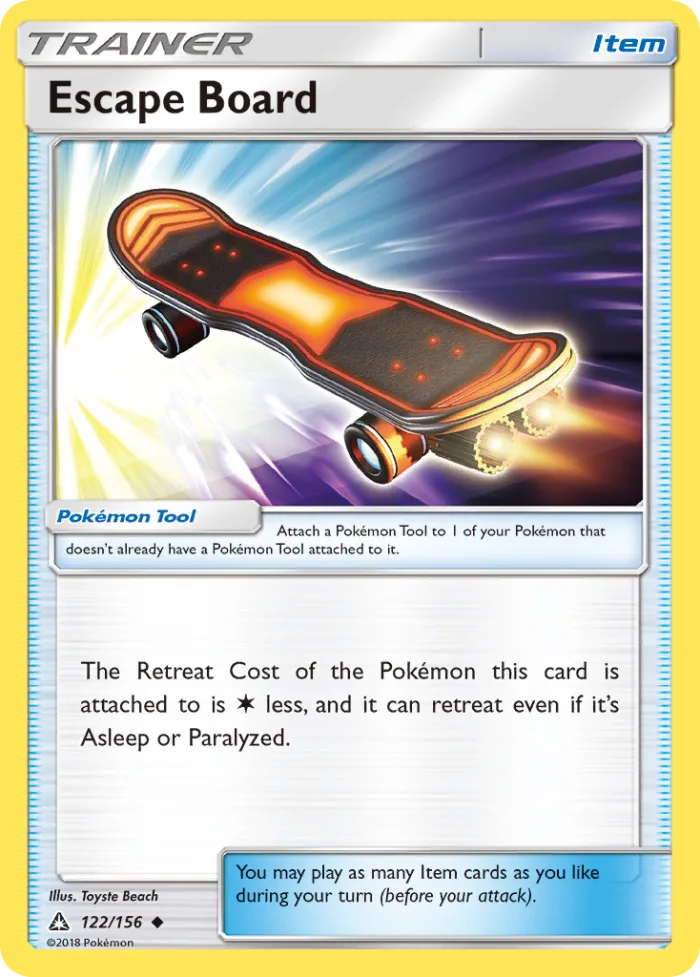 Escape Board #122 Ultra Prism Pokemon card