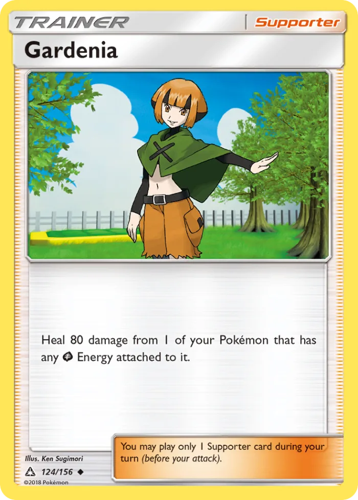 Gardenia #124 Ultra Prism Pokemon card
