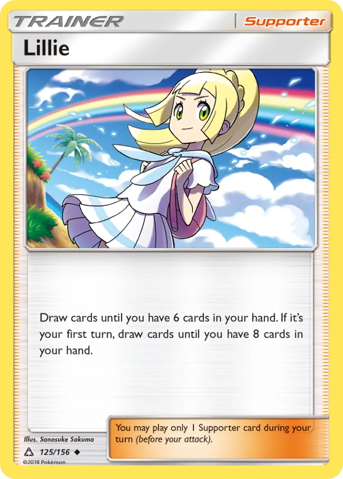 Lillie #125 Ultra Prism Pokemon card