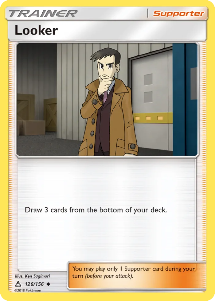 Looker #126 Ultra Prism Pokemon card