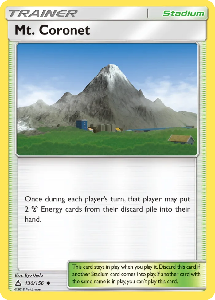 Mt. Coronet #130 Ultra Prism Pokemon card