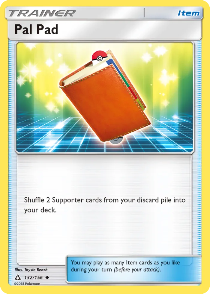 Pal Pad #132 Ultra Prism Pokemon card