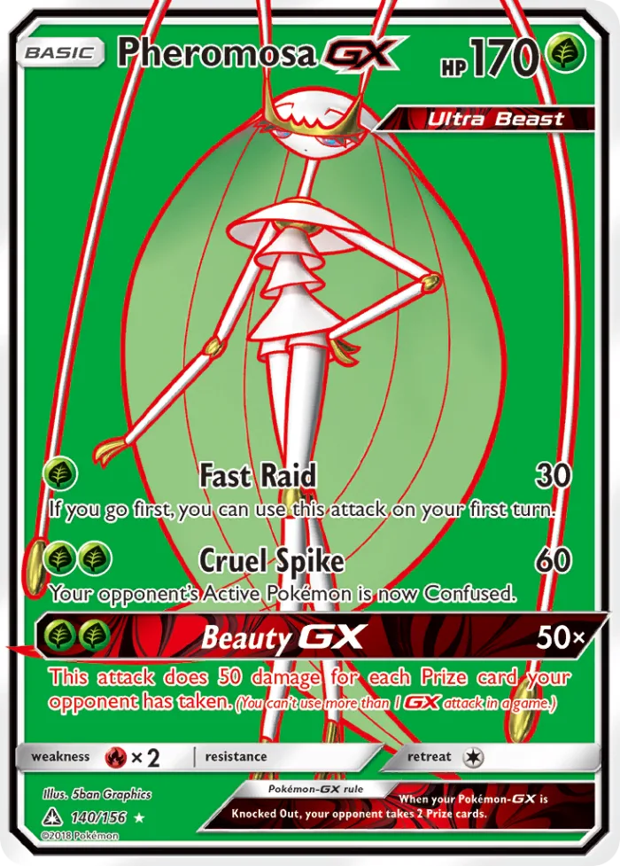 Pheromosa-GX #140 Ultra Prism Pokemon card