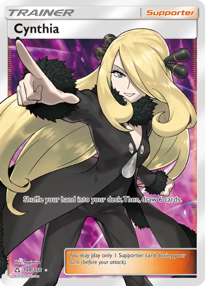 Cynthia #148 Ultra Prism Pokemon card