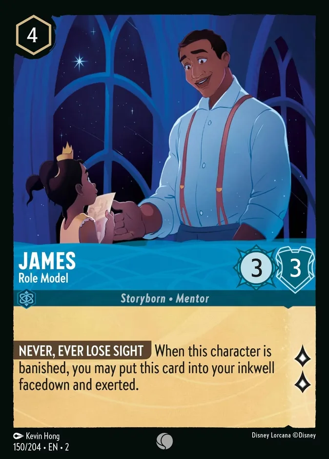James #150 Rise of the Floodborn Disney Lorcana card