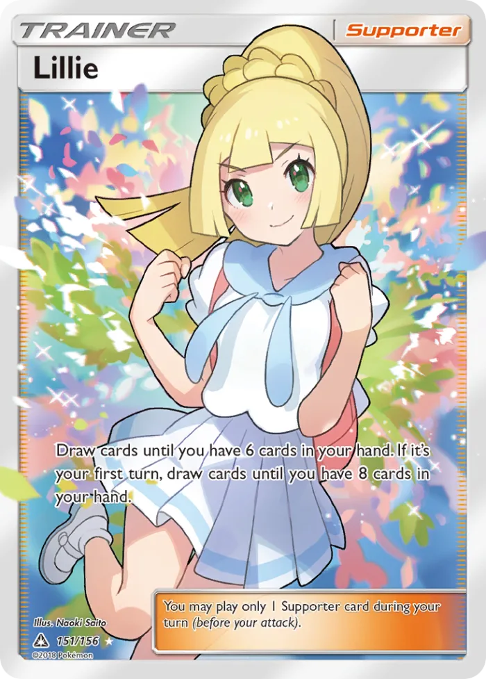 Lillie #151 Ultra Prism Pokemon card