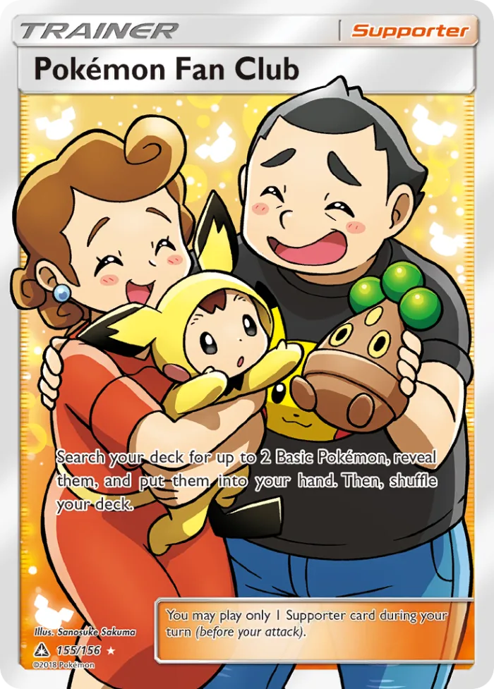 Pokémon Fan Club #155 Ultra Prism Pokemon card
