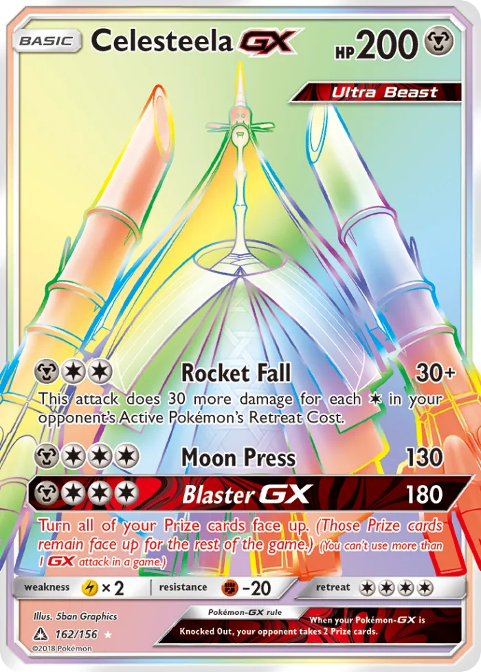 Celesteela-GX #162 Ultra Prism Pokemon card