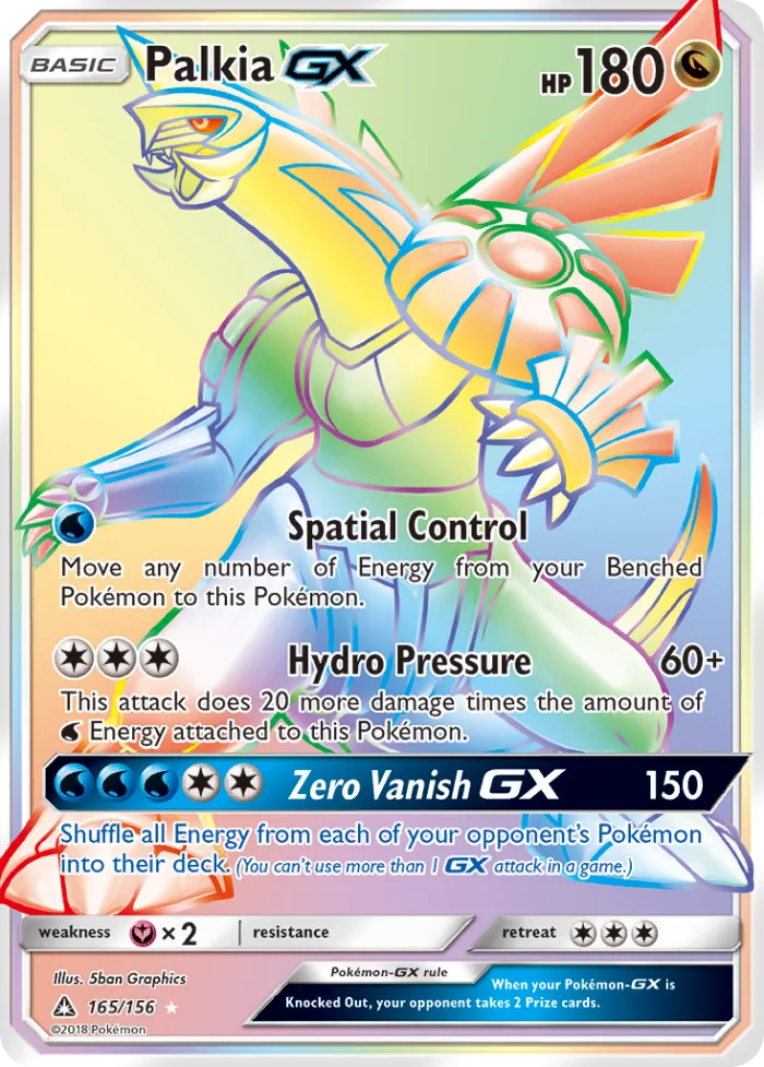 Palkia-GX #165 Ultra Prism Pokemon card