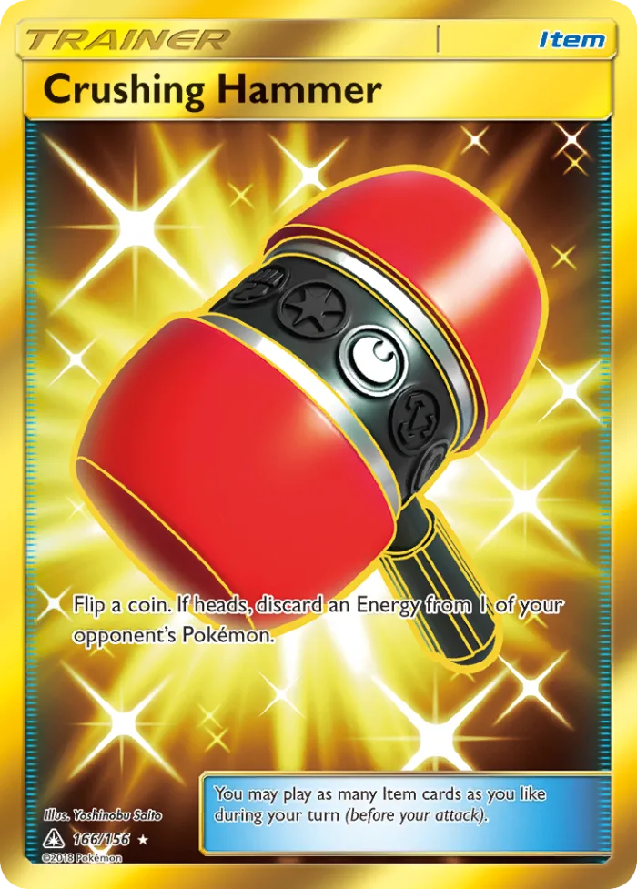 Crushing Hammer #166 Ultra Prism Pokemon card
