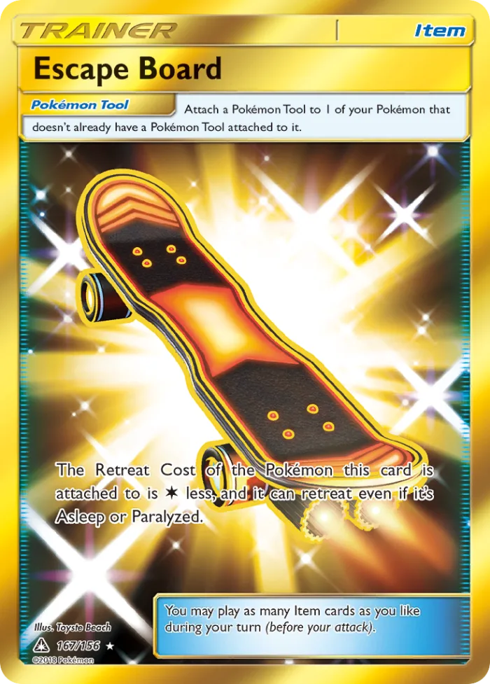Escape Board #167 Ultra Prism Pokemon card