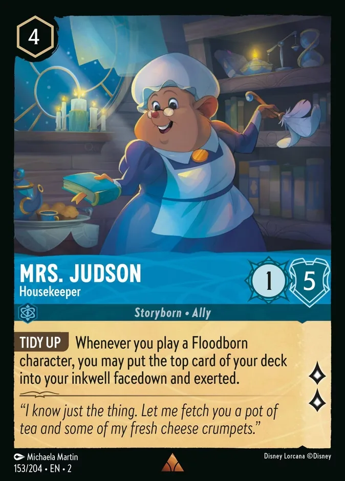 Mrs. Judson #153 Rise of the Floodborn Disney Lorcana card