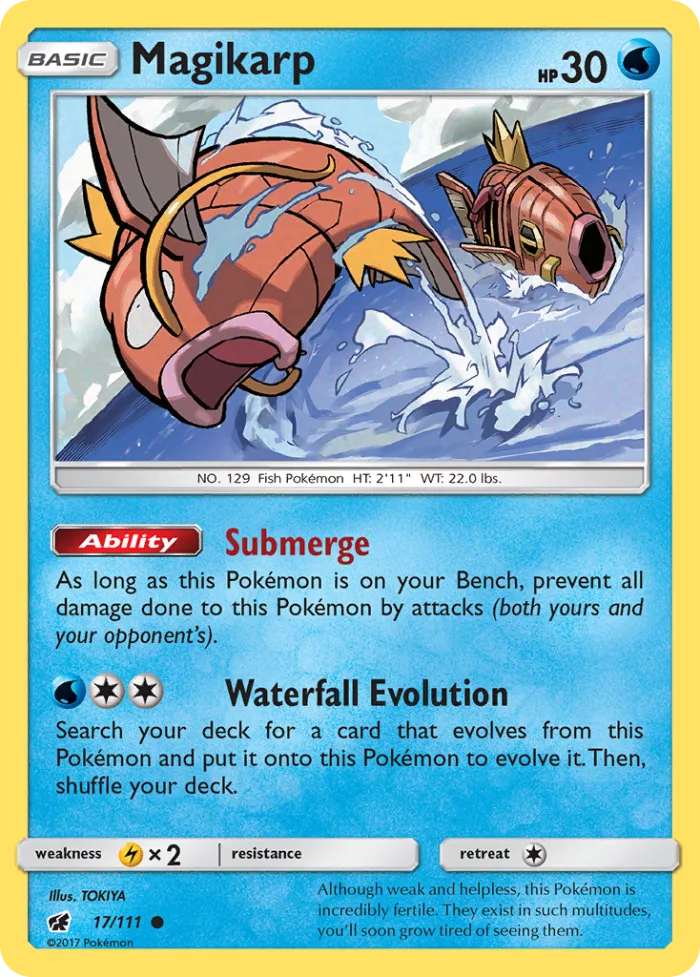 Magikarp #17 Crimson Invasion Pokemon card