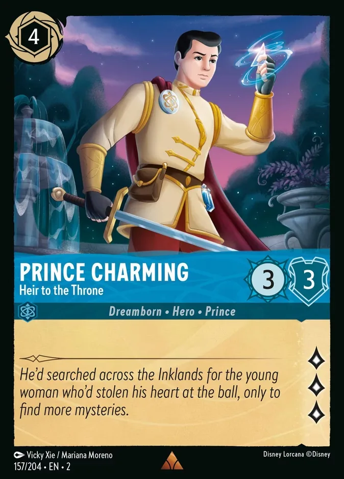 Prince Charming #157 Rise of the Floodborn Disney Lorcana card