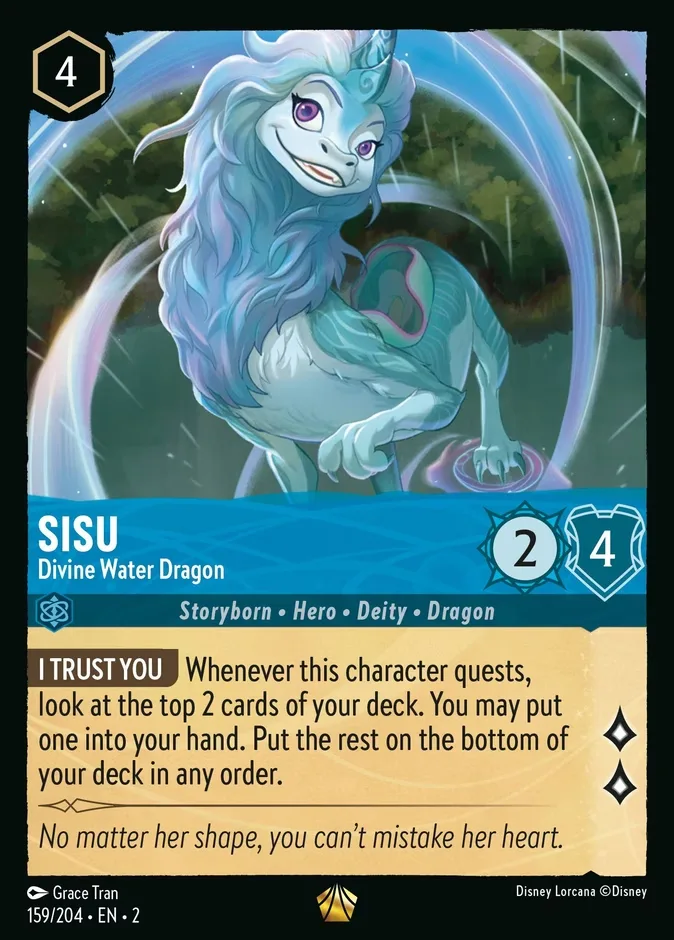 Sisu #159 Rise of the Floodborn Disney Lorcana card