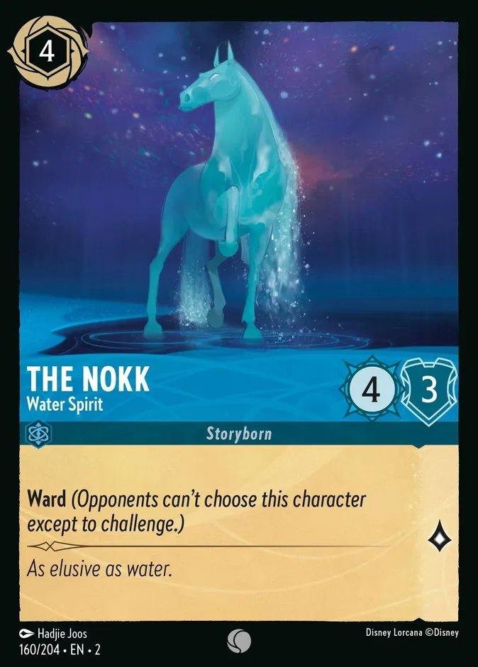 The Nokk #160 Rise of the Floodborn Disney Lorcana card