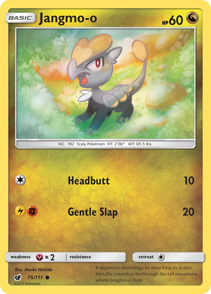 Jangmo-o #75 Crimson Invasion Pokemon card