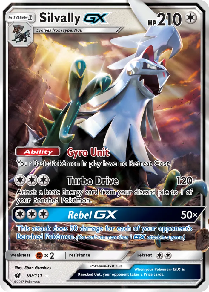 Silvally-GX #90 Crimson Invasion Pokemon card