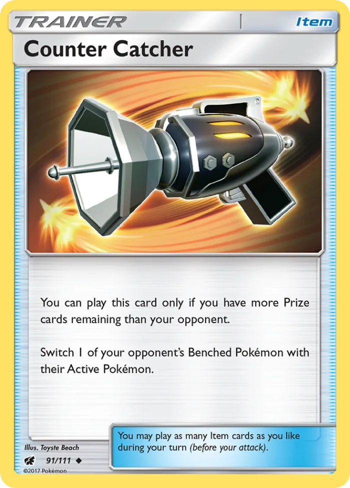 Counter Catcher #91 Crimson Invasion Pokemon card