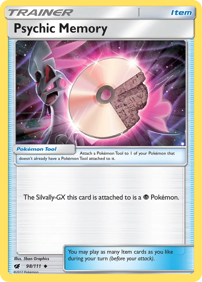 Psychic Memory #98 Crimson Invasion Pokemon card
