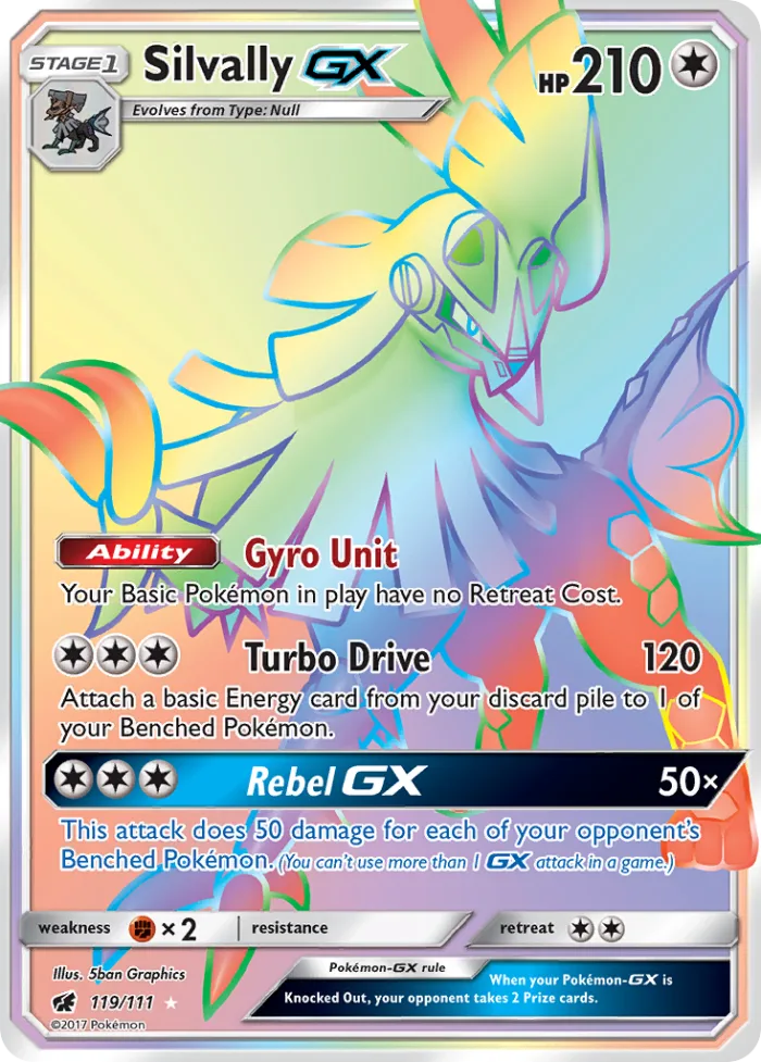 Silvally-GX #119 Crimson Invasion Pokemon card