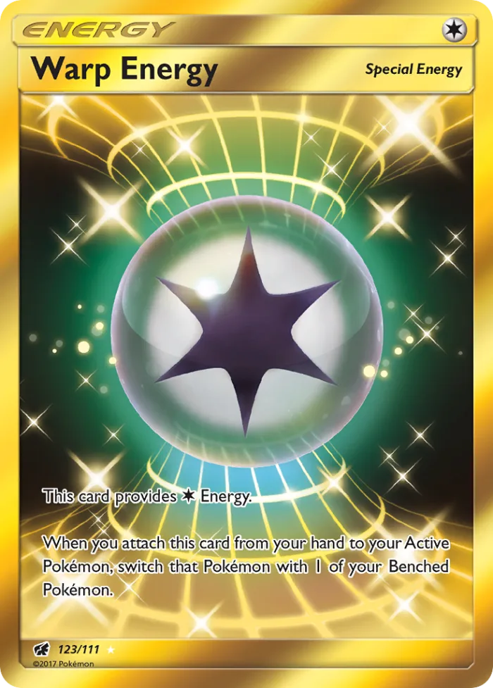 Warp Energy #123 Crimson Invasion Pokemon card