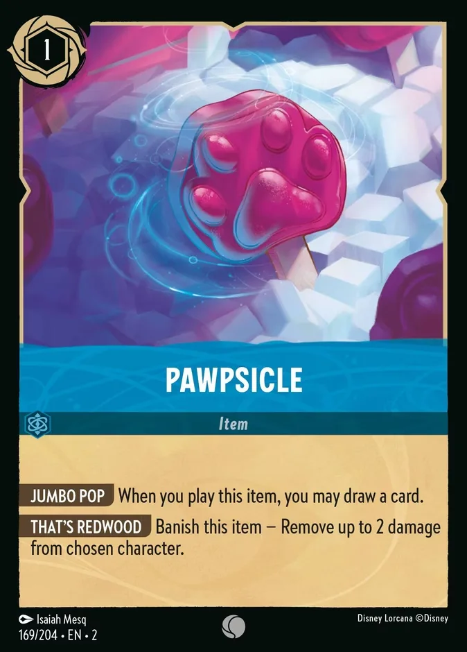 Pawpsicle #169 Rise of the Floodborn Disney Lorcana card