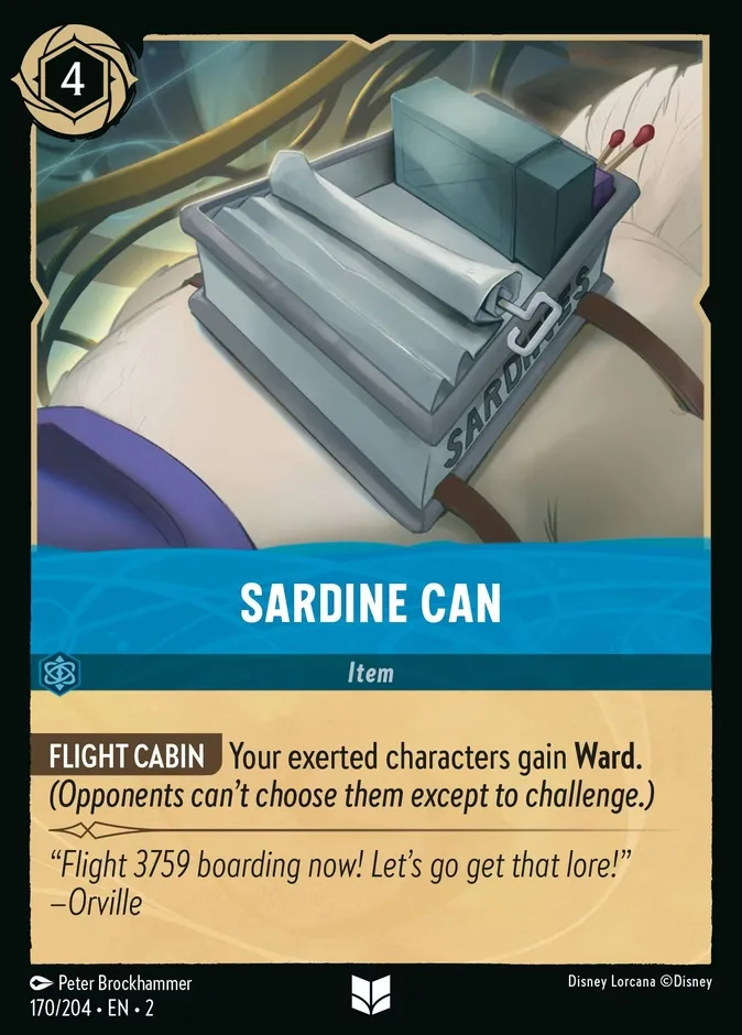 Sardine Can #170 Rise of the Floodborn Disney Lorcana card