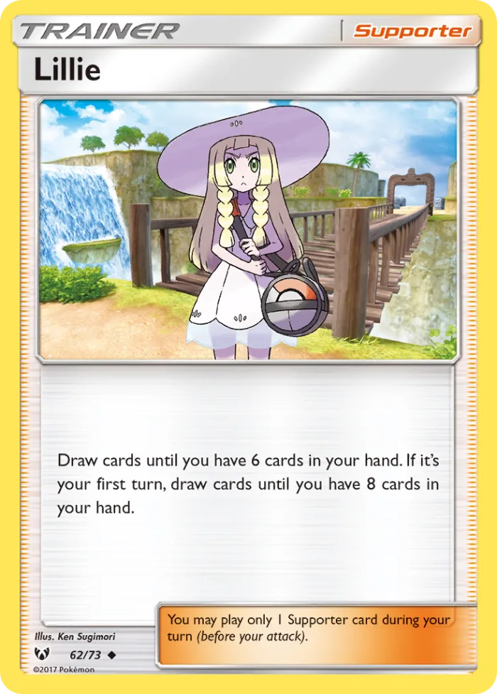Lillie #62 Shining Legends Pokemon card