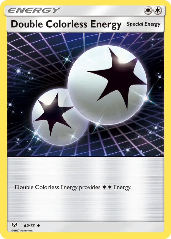 Double Colorless Energy #69 Shining Legends Pokemon card