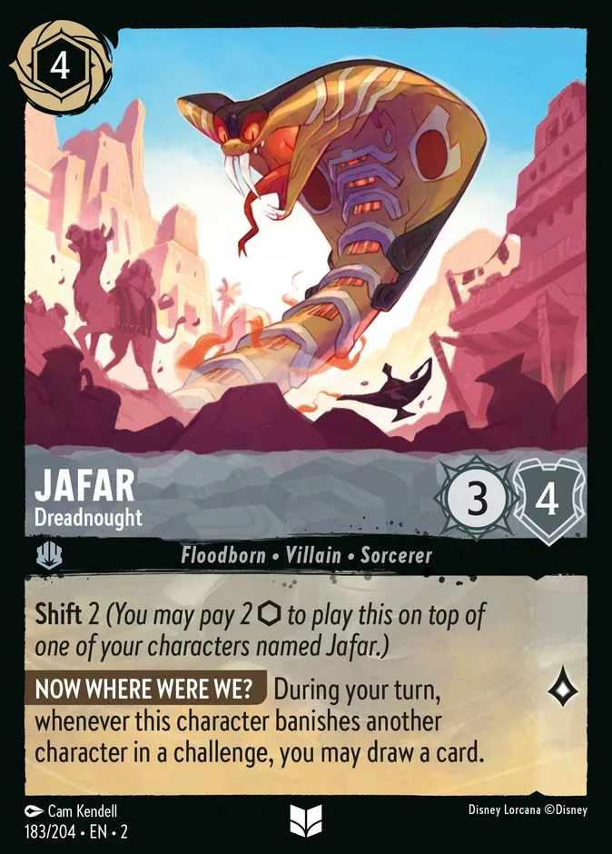 Jafar #183 Rise of the Floodborn Disney Lorcana card