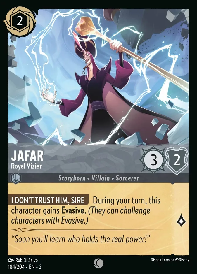 Jafar #184 Rise of the Floodborn Disney Lorcana card