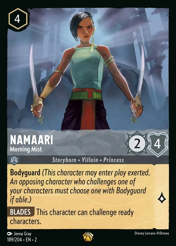 Namaari #189 Rise of the Floodborn Disney Lorcana card