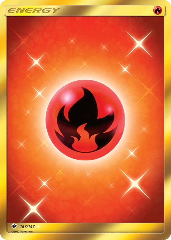 Fire Energy #167 Burning Shadows Pokemon card