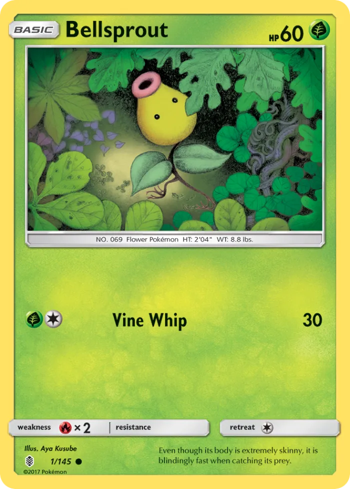 Bellsprout #1 Guardians Rising Pokemon card