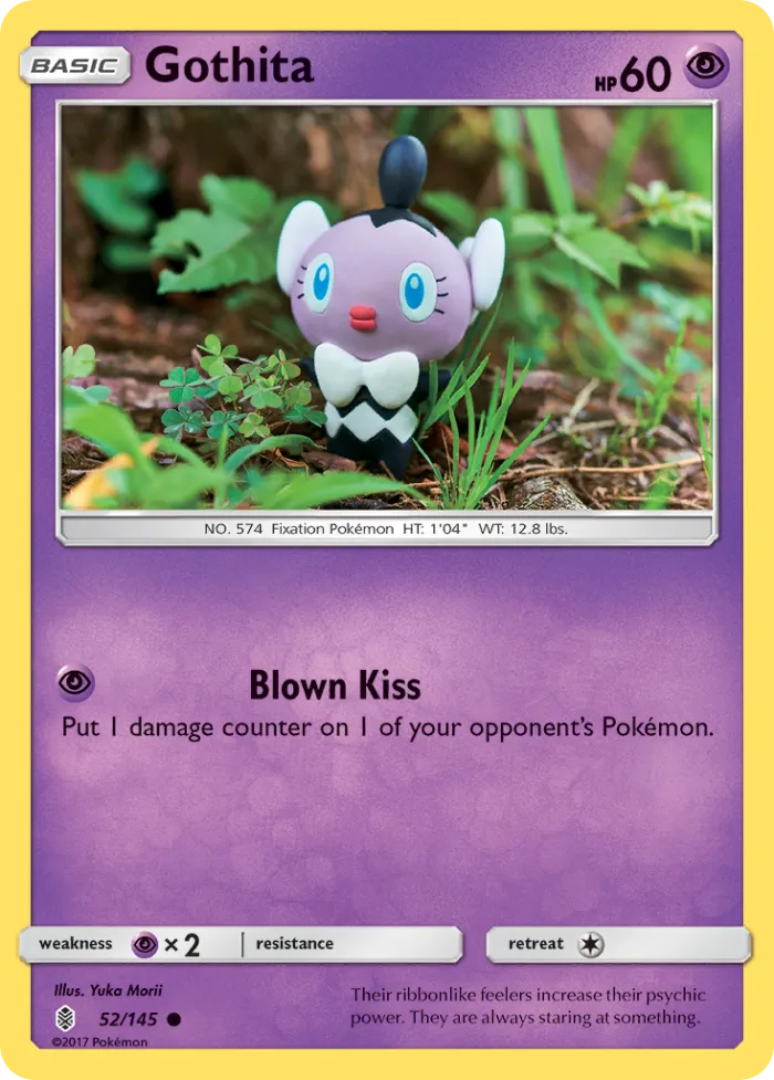 Gothita #52 Guardians Rising Pokemon card