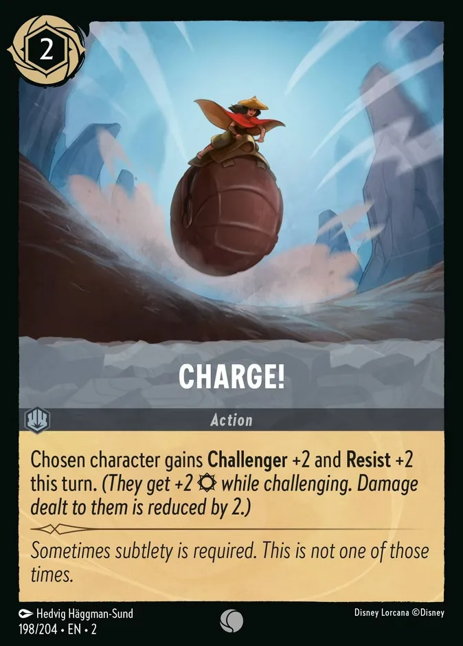 Charge! #198 Rise of the Floodborn Disney Lorcana card