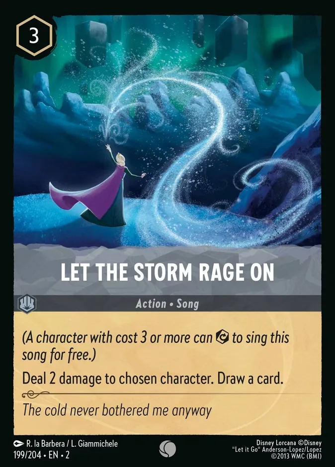 Let the Storm Rage On #199 Rise of the Floodborn Disney Lorcana card