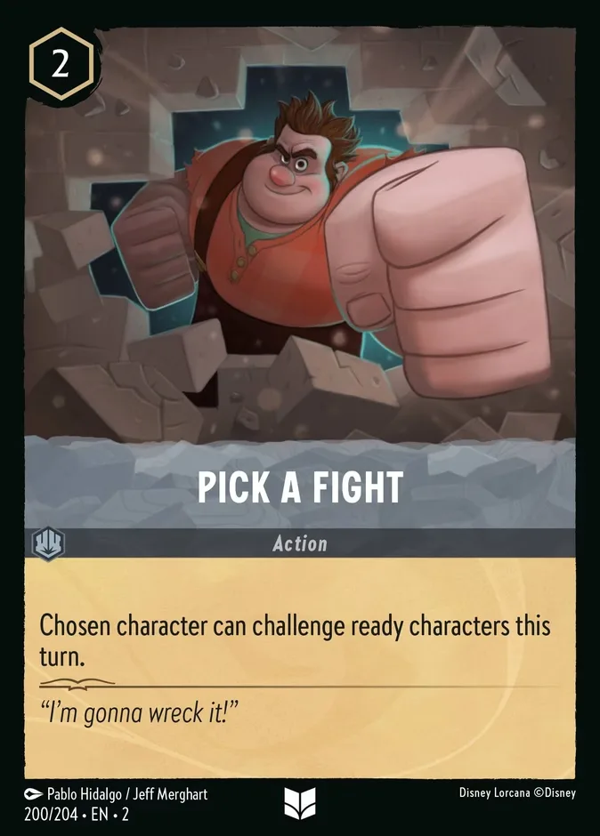 Pick a Fight #200 Rise of the Floodborn Disney Lorcana card