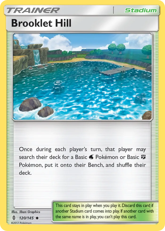 Brooklet Hill #120 Guardians Rising Pokemon card