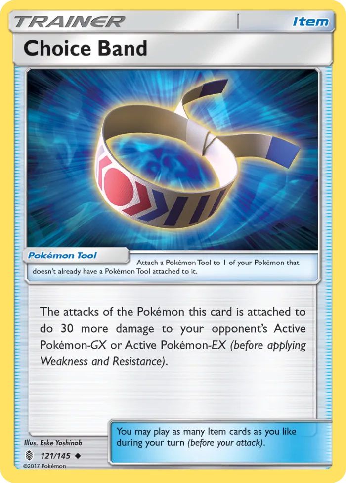 Choice Band #121 Guardians Rising Pokemon card