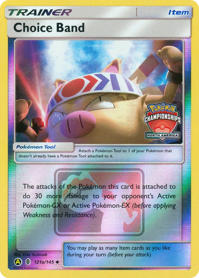 Choice Band #121a Guardians Rising Pokemon card